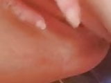 Close up pussy fingering