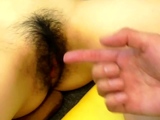 Skinny hairy amateur fucking in close up