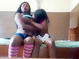 2 EBONY TEENS TRY LESBIAN FOR 1ST TIME