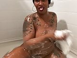 Shauna being naughty in the shower