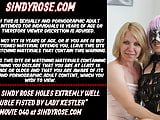Both Sindy Rose holes extremly well fisted by LadyKestler