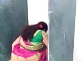 Tamil hot aunty on toilet hiddencam
