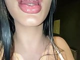 Big lips and Big tits provocation
