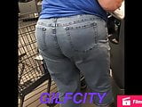 Nice jean granny ass