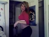 Incredible twerk cam non-professional movie scene