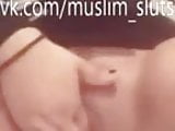 Muslim Niqabi Mom Fingering Clit Rubbing squirt masturbation