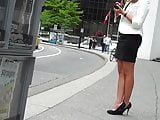 Candid Office Lady in high heels 2