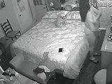 Hidden camera. A couple of family spying 