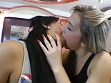 Brazilian Lesbian kiss 106