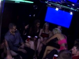 Wild swinger party in a limousine!