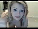 Amazing college blonde camshow