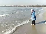 turkish hijab nylon feet