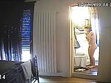 ip cam young girl - from bedroom before and atfer shower 2